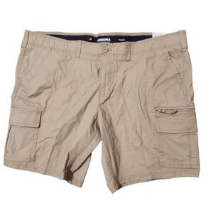 Sonoma Cargo Shorts For Men Size 50 Color Khaki Flexwear Stretch